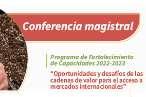 Realizada conferencia "Oportunidades y desafíos de las cadenas de valor para el acceso a mercados internacionales" del programa #ARDCapacita